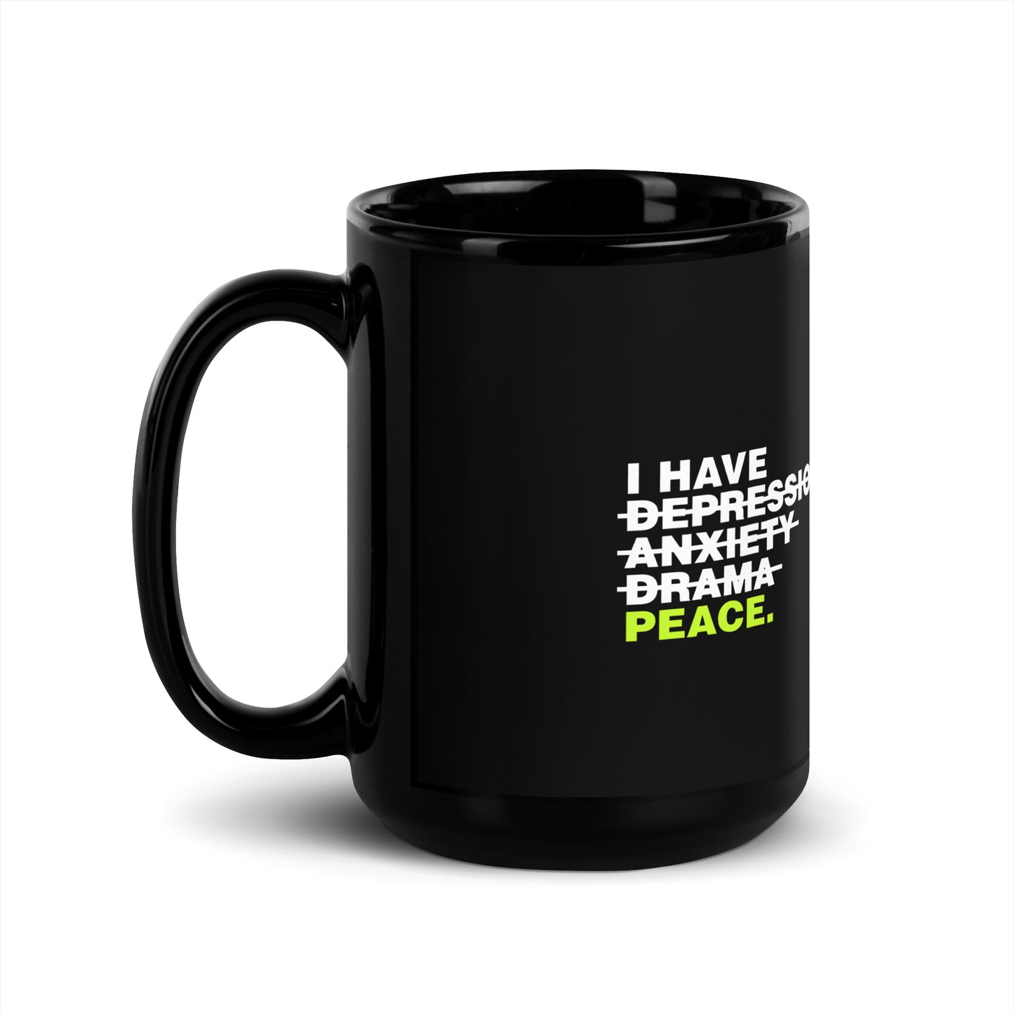 faith inspired coffee mug reminding believers of God's peace