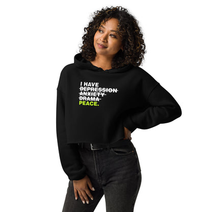 I Have Peace Christian crop hoodie faith inspired clothing